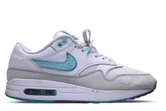 Nike Air Max 1 By You Teal Grey